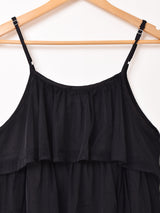 【2色展開】Emerald Motel チュール ラッフル キャミソールワンピース
