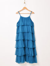 【2色展開】Emerald Motel チュール ラッフル キャミソールワンピース