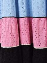 Emerald Motel カットワークレース マルチカラー キャミソールワンピース