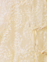 【2色展開】Meridian 半袖 デザイン チュールブラウス