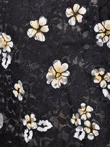 【3色展開】Meridian 花柄 レース 長袖カットソー