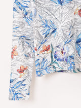 【3色展開】Meridian 花柄 レース 長袖カットソー