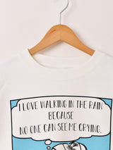 プリント スウェットシャツ「Cry Girl」