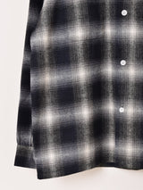 【2色展開】Backers 長袖 シャドウチェック フランネルシャツ