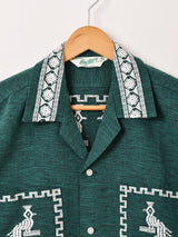 【3色展開】Backers グアテマラデザイン 刺繍 長袖シャツ