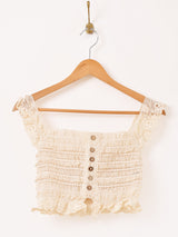 Meridian クロシェ フリル ビスチェ