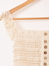 Meridian クロシェ フリル ビスチェ