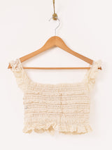 Meridian クロシェ フリル ビスチェ