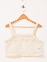 【2色展開】Meridian フラワー刺繍 レース ビスチェ