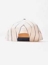 ストライプ コットン ベースボールキャップ