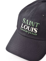 【2色展開】刺繍入り コットンキャップ「SAINT LOUIS CountryClub」