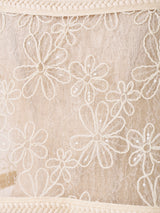 【2色展開】Meridian フラワー刺繍 レース ビスチェ