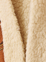 オリエンタル 総柄 ボアコート