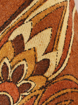 オリエンタル 総柄 ボアコート