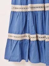 【3色展開】Emerald Motel フリルストラップ シャーリング キャミソールワンピース