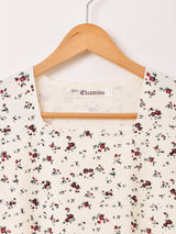 【3色展開】Elcamino 花柄 サマーニット セーター