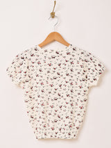 【3色展開】Elcamino 花柄 サマーニット セーター