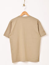 【4色展開】 ワンポイント 刺繍 Tシャツ 「Flower」