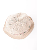 【3色展開】フラワーパターン クローシュハット