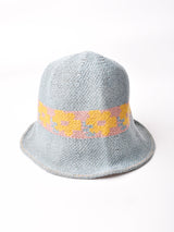 【3色展開】フラワーパターン クローシュハット