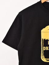 【2色展開】 プリントTシャツ「BEER DRINKING DAY」