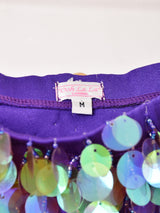 オーロラ スパンコール ミニスカート