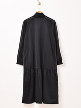【3色展開】トラックジャケットタイプ 長袖ワンピース