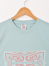 【2色展開】 バンダナプリント Tシャツ