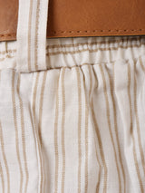 アメリカ製 ベルト付き ストライプスカート