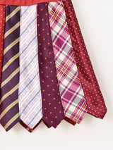 リメイク ネクタイ パッチワーク スカート