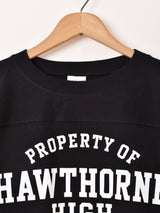 【2色展開】 プリント フットボールTシャツ「HAWTHORNE」