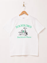 【2色展開】 プリントTシャツ「NANAIMO Bathtub Race」