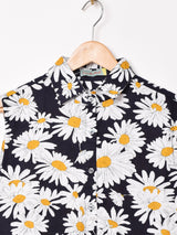 【2色展開】Emerald Motel マーガレット柄 ノースリーブワンピース