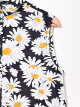 【2色展開】Emerald Motel マーガレット柄 ノースリーブワンピース