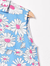 【2色展開】Emerald Motel マーガレット柄 ノースリーブワンピース