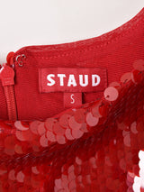 "STAUD" スパンコール ノースリーブワンピース