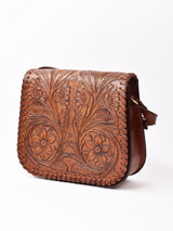 【2色展開】型押し レザー スクエア ショルダーバッグ