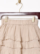 【3色展開】Emerald Motel フリル ティアードロングスカート