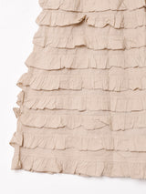 【3色展開】Emerald Motel フリル ティアードロングスカート