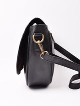 【2色展開】パッチワーク レザー ショルダーバッグ