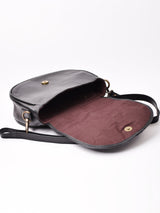 【2色展開】パッチワーク レザー ショルダーバッグ