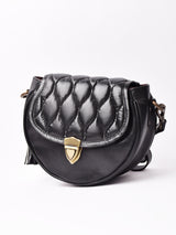 タッセル付き レザー ミニショルダーバッグ