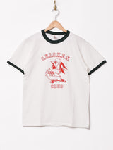 プリント リンガーTシャツ【CHICKEN】
