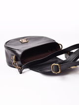 【2色展開】編み込みレザー ミニショルダーバッグ