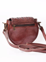 【2色展開】編み込みレザー ミニショルダーバッグ