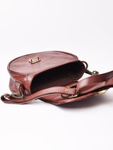 【2色展開】編み込みレザー ミニショルダーバッグ