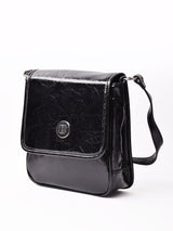 【2色展開】エコレザー 2way スクエア ショルダーバッグ