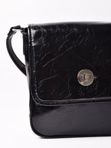 【2色展開】エコレザー 2way スクエア ショルダーバッグ