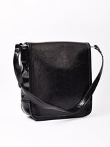 【2色展開】エコレザー 2way スクエア ショルダーバッグ