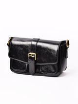 【2色展開】フェイクレザー 2way ショルダーバッグ